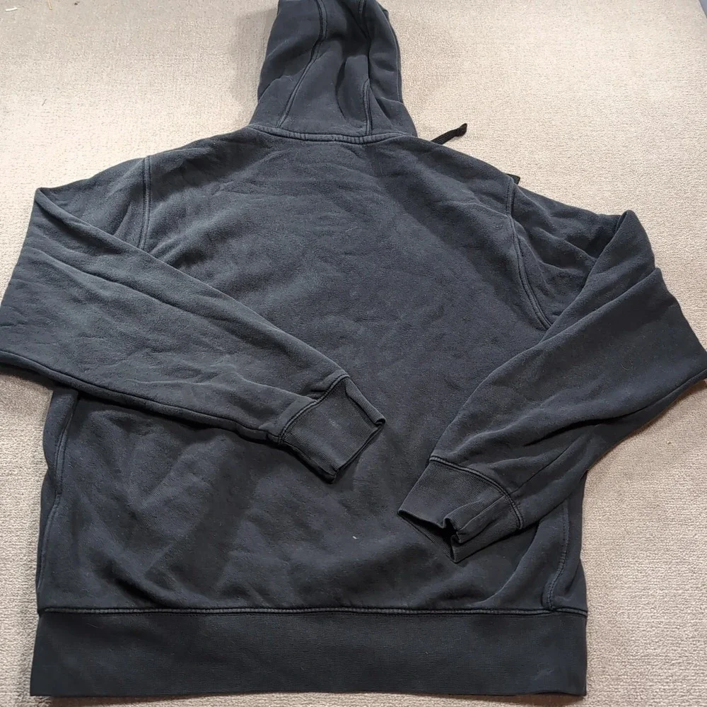 Nike Hoodie Men Medium Black Embroidered Logo Sweatshirt‎ Sportswear Club
